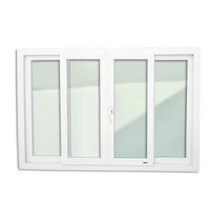 Janela de Correr Com Cremona PVC Branco 4 Folhas Central 100x150x6cm Itec