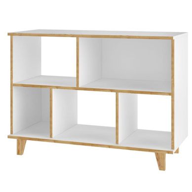 Estante Oslo Borda Pinus P Angular 65,5x90x38cm Branco