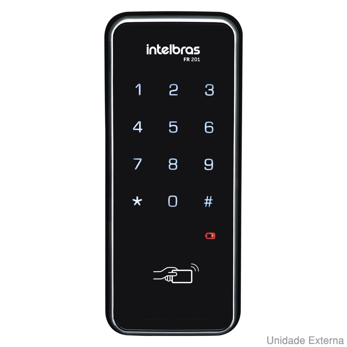 Fechadura Digital Sobrepor para Porta de Madeira FR 201 Preto, marca Intelbras - Foto Principal