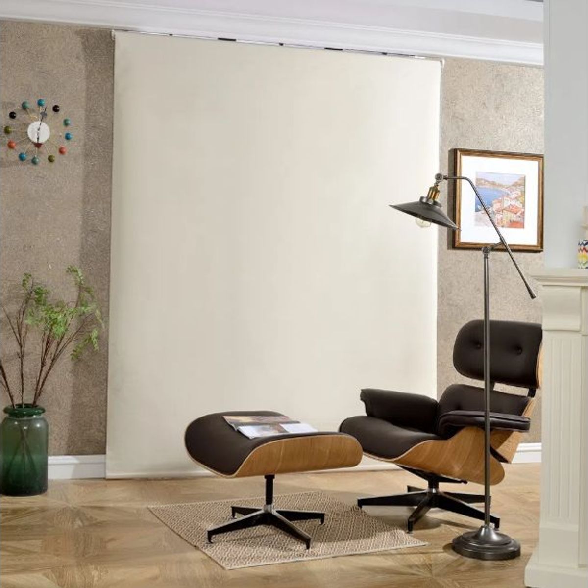 Persiana Rolo  b/out 130x160cm Bege Evolux, marca Evolux - Foto Principal