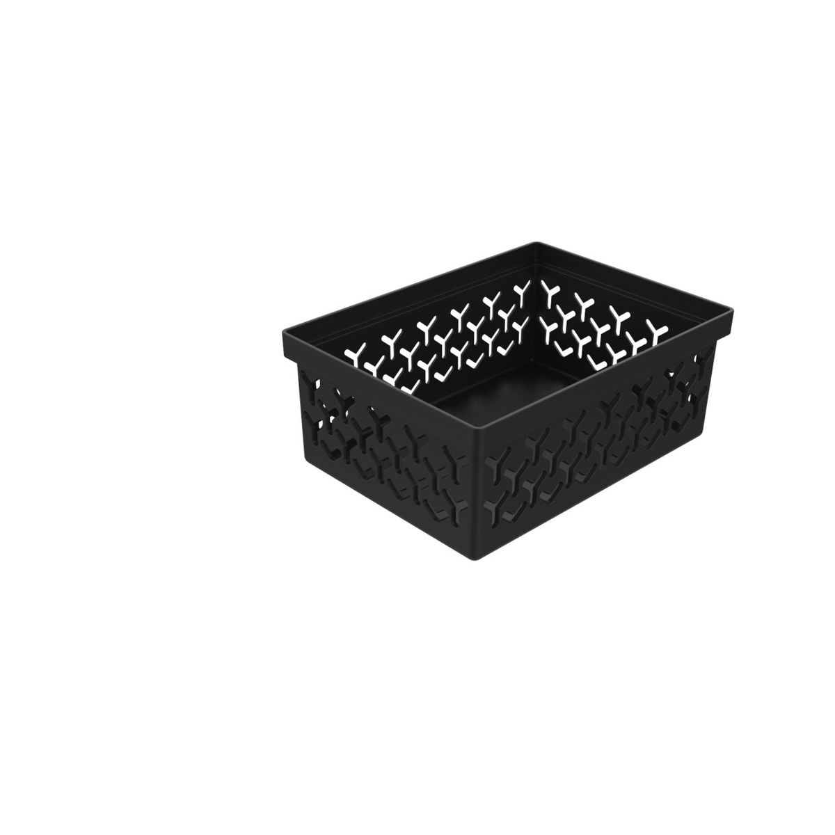 Cesto Organizador P 8,7x15,5x21,4cm Preto, marca Crippa - Foto 2