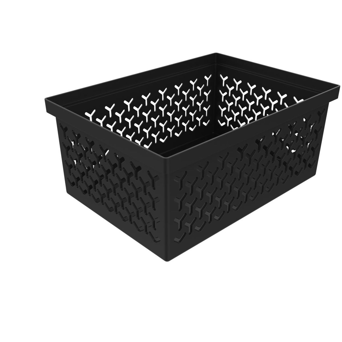 Cesto Organizador M 14,0x22,7x31,7cm Preto, marca Crippa - Foto 2