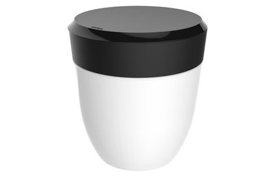 Lixeira Preto e Branco 2,5L