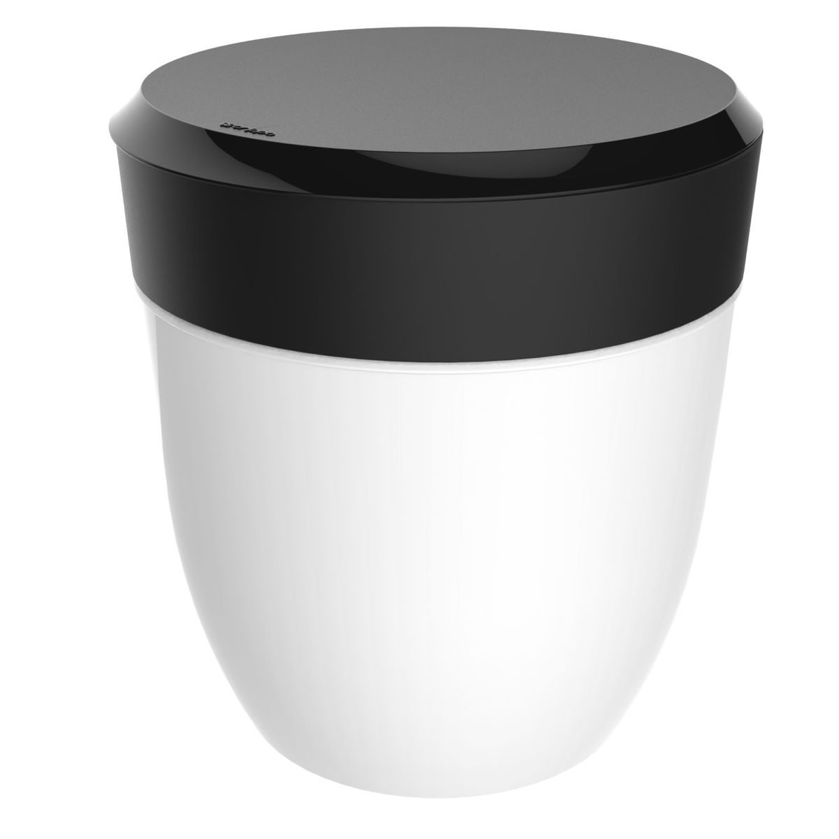 Lixeira Preto e Branco 2,5L, marca Crippa - Foto Principal