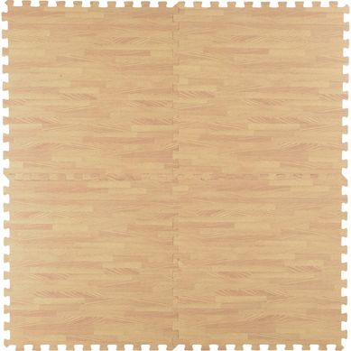 Tapete EVA Puzzle 4 peas 60x60cm Madeira