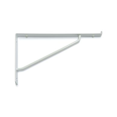 Suporte 25cm 45kg Cromado Branco