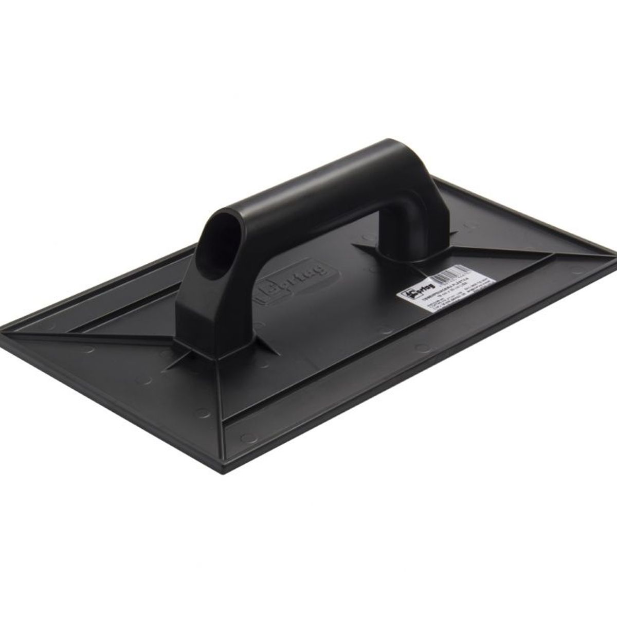 Desempenadeira Plástica Lisa 23x12cm Preto Cortag, marca Cortag - Foto Principal