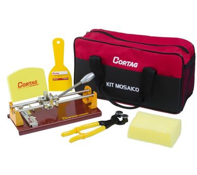 Kit para Mosaico Com Cortador Vermelho Cortag