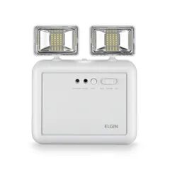 Luminária de Emergência 16W 1200 Lumens Bivolt Branco