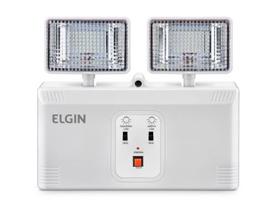 Luminria de Emergncia 8W 2000 Lumens Bivolt Branco
