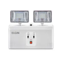 Luminária de Emergência 8W 2000 Lumens Bivolt Branco