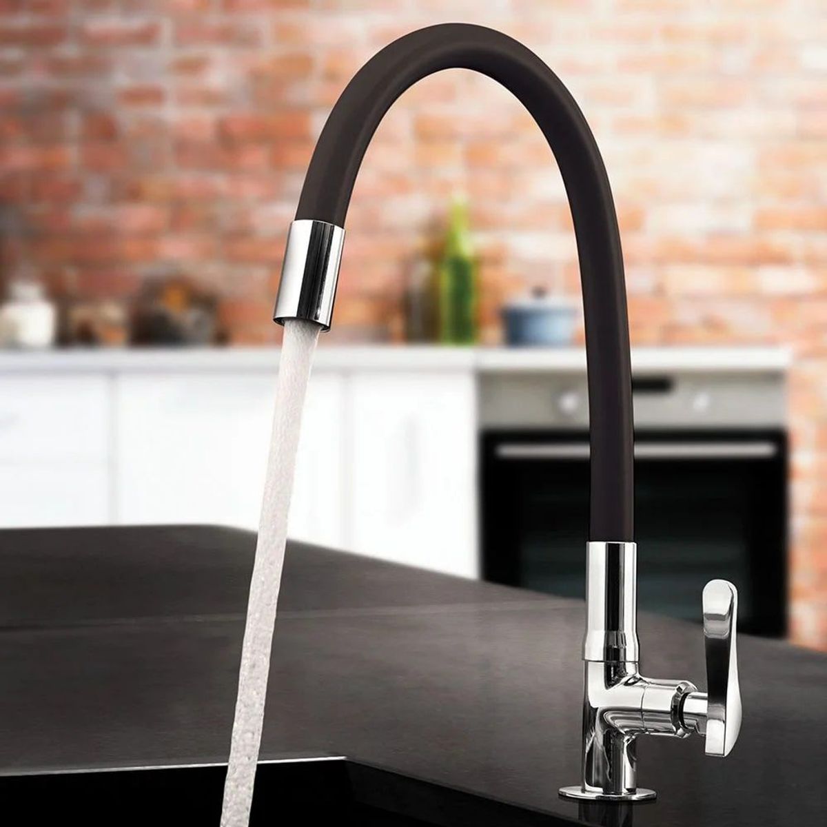 Torneira de Mesa para Cozinha Flex 1177 C27 Preto, marca Lorenzetti - Foto 2