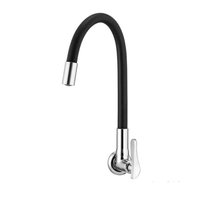 Torneira de Parede para Cozinha Flex Preto