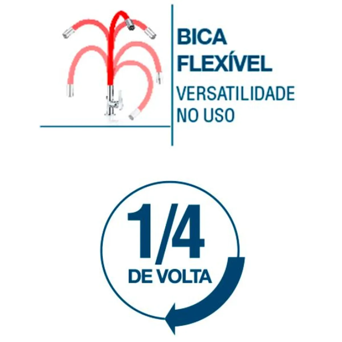 Torneira de Parede para Cozinha Flex Preto, marca Lorenzetti - Foto 2