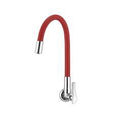 Torneira de Parede para Cozinha Flex Vermelho