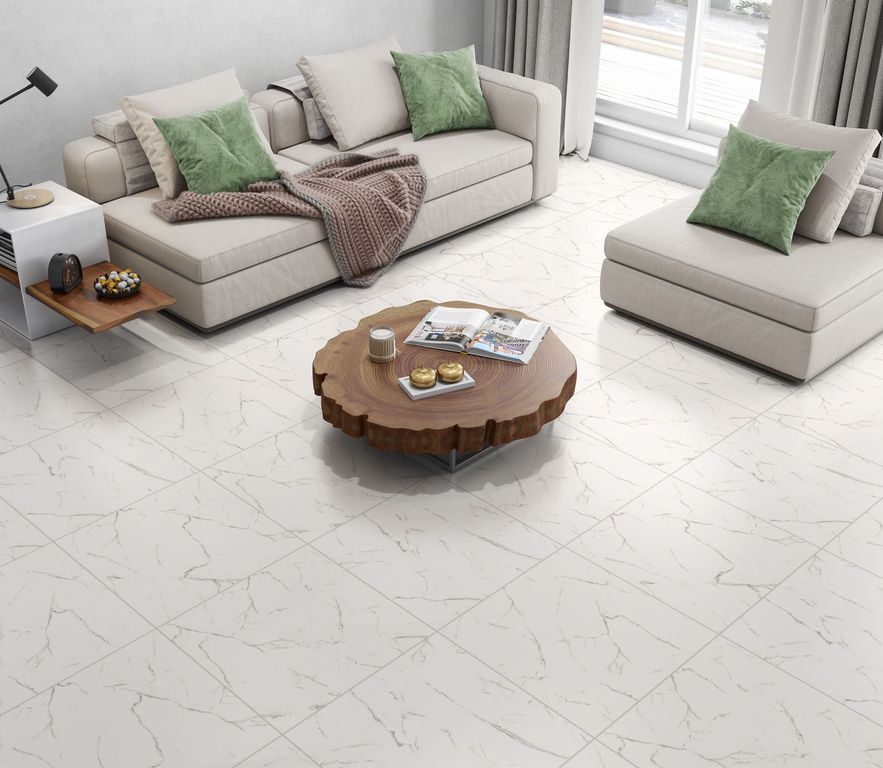 Piso Cerâmico Piazza 61x61cm Branco - Sodimac.com.br
