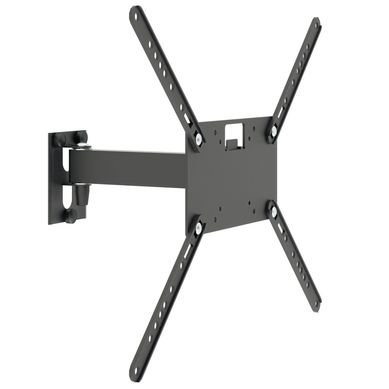 Suporte Biarticulado Inclinao para TV 14'' a 56'+Suporte DVD Blu-Ray Acessrios Preto Multiviso