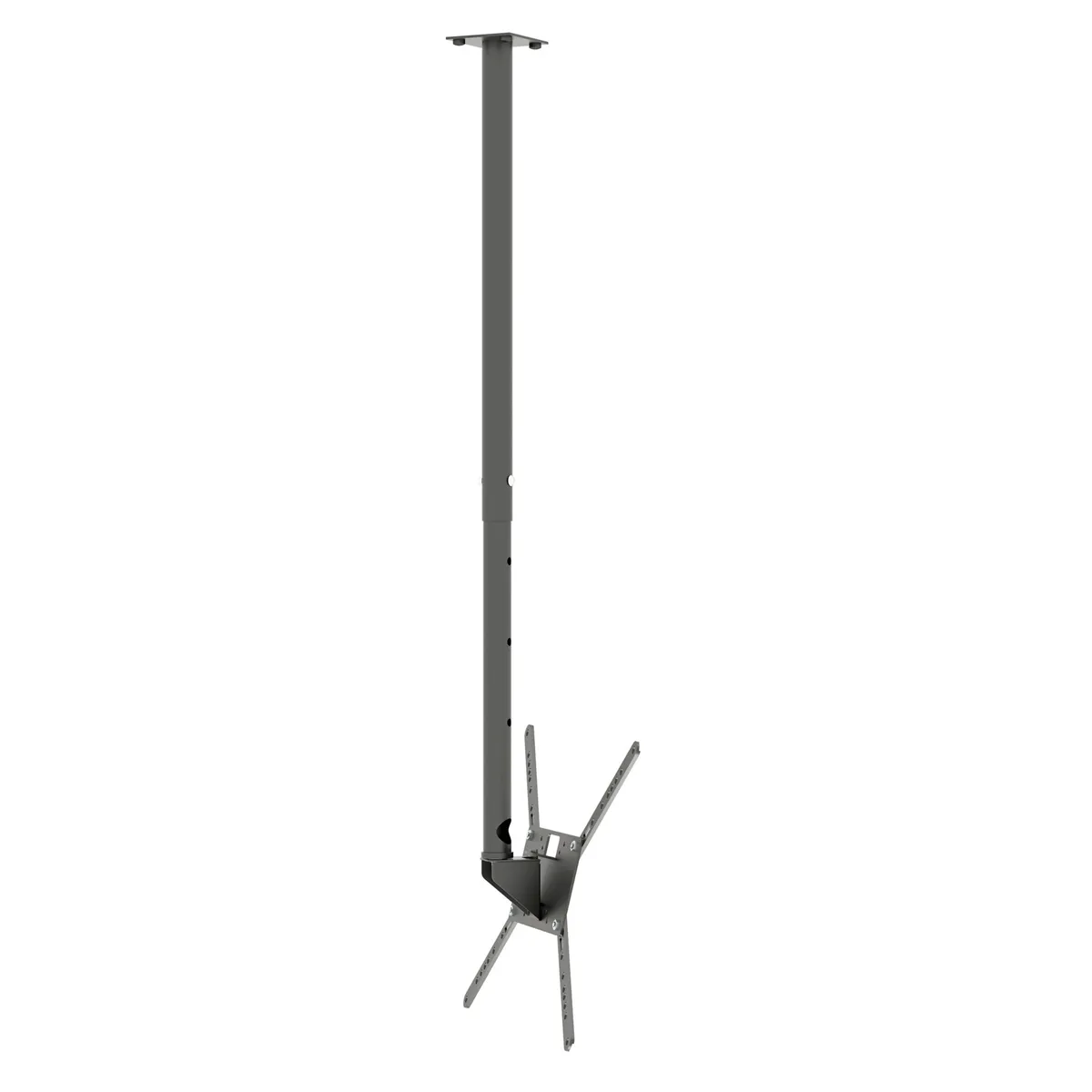 Suporte de Teto com Inclinação e Rotação para Tv de 19'' a 56'' Preto Multivisão, marca Multivisão - Foto Principal
