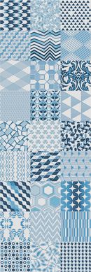 Inserto Alfama 30x90,2cm Azul