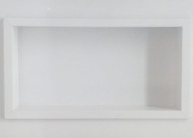 Nicho Polido 30x60cm Branco M&R