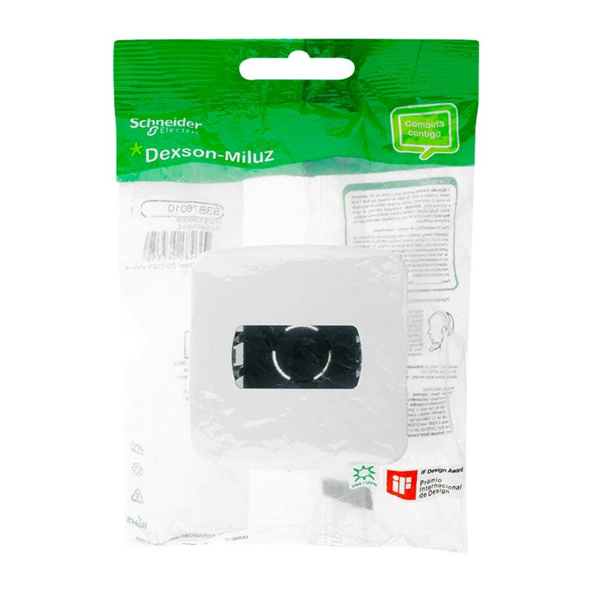 Caixa de Sobrepor S3B76010 Schneider Eletric Dexson-Miluz 1 módulo, marca Schneider Eletric - Foto 2