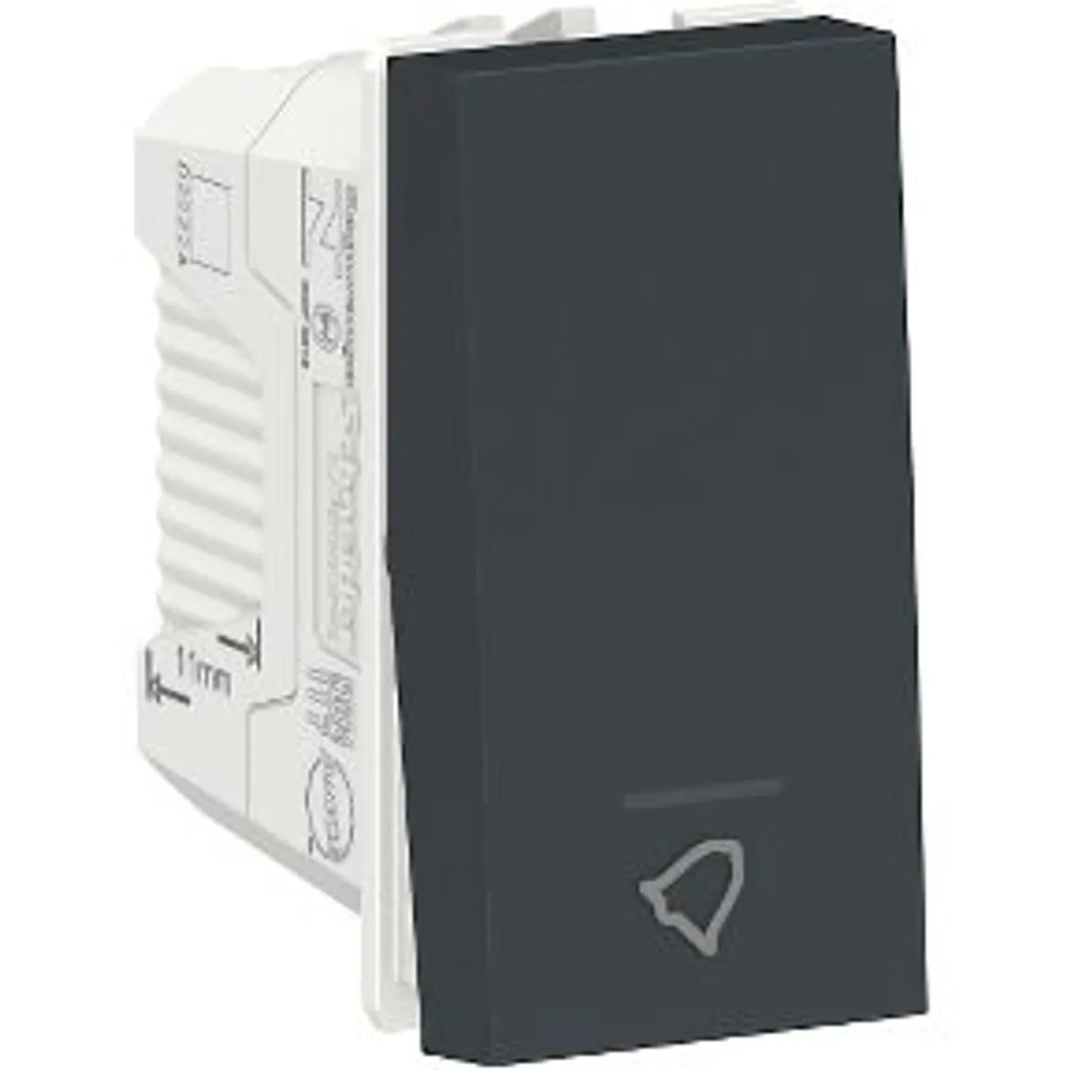 Módulo Pulsador 10A Orion Grafite Bivolt, marca Schneider - Foto 2