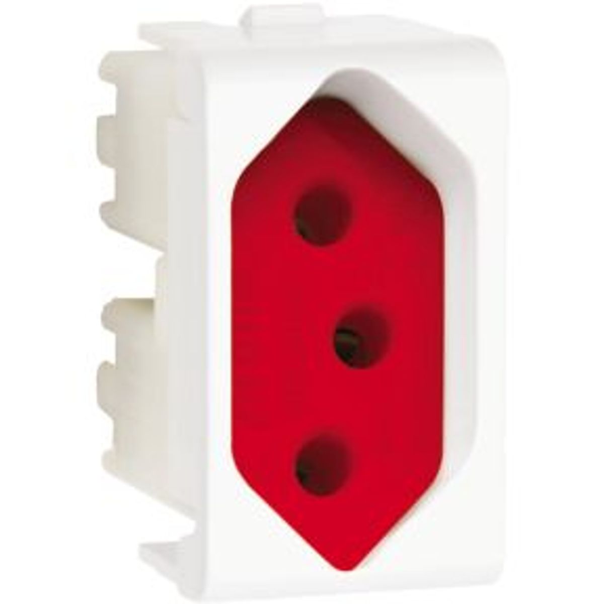 módulo Tomada 20A Lunare Vermelho Bivolt, marca Schneider - Foto Principal