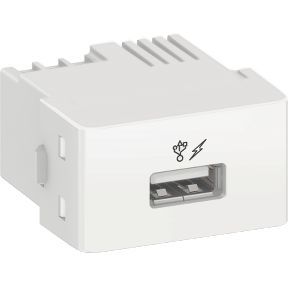 Mdulo Carregador Usb 1A Lunare Branca Bivolt