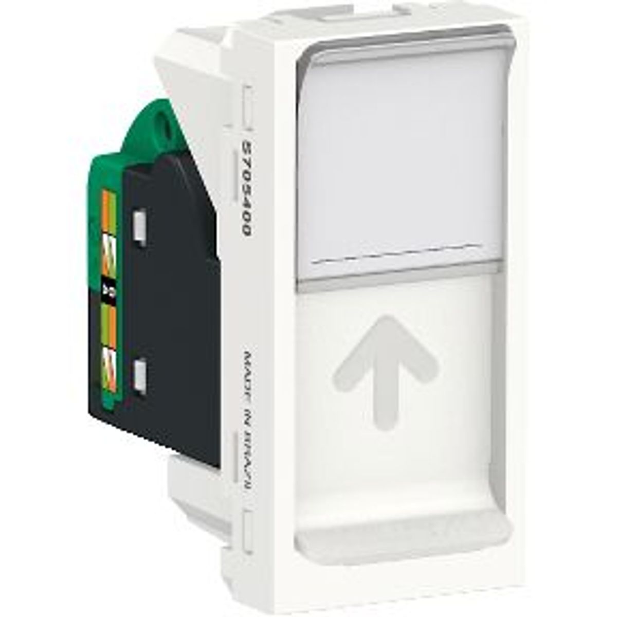 Módulo Informática Rj45 Cat5E Orion Branca, marca Schneider - Foto Principal