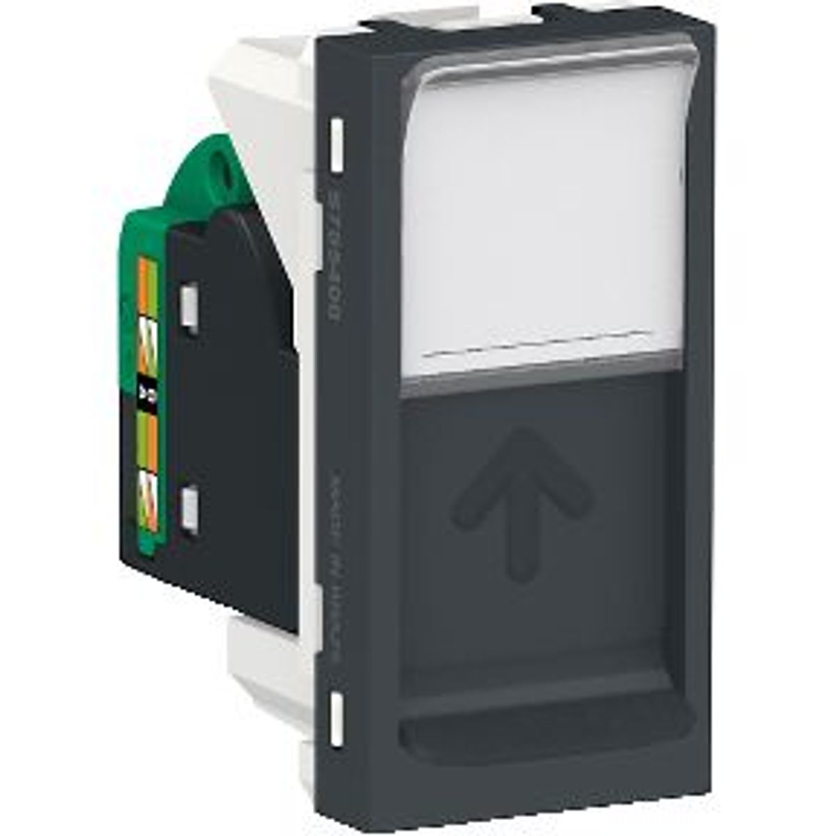 Módulo Informática Rj45 Cat5E Orion Grafite, marca Schneider - Foto Principal