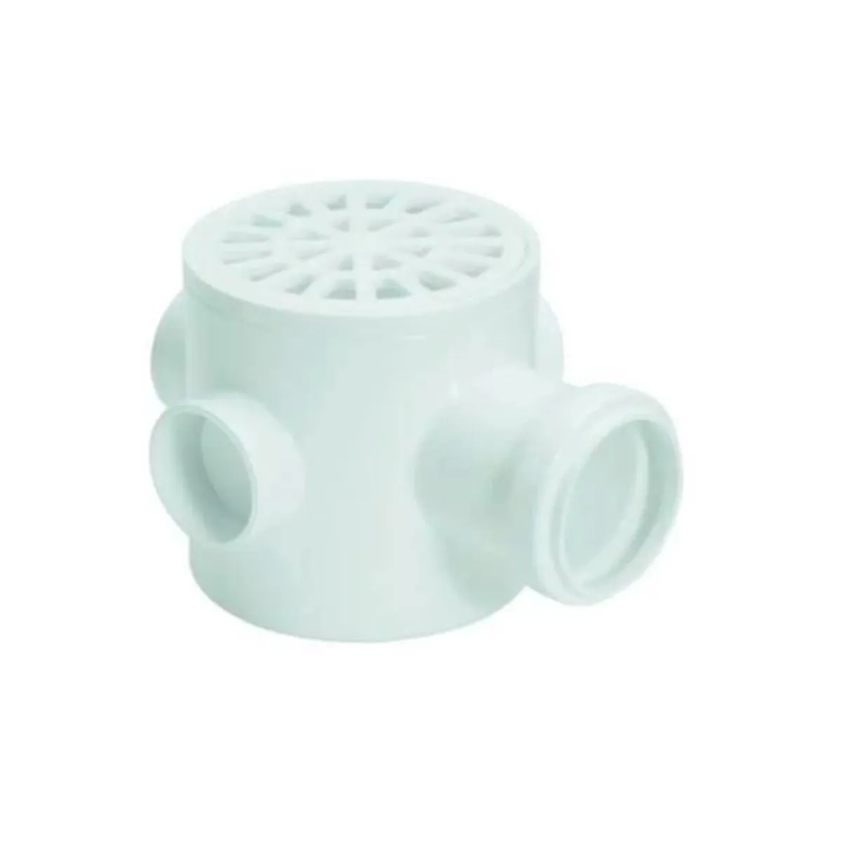 Caixa Sifonada Redonda Branca 100X100X50Mm, marca Amanco - Foto Principal