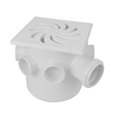 Caixa Sifonada Grande Quadrado Branco 150x150x50cm