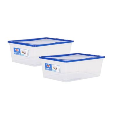 Combo com 2 Caixas Modubox 10,3 Litros Transparente