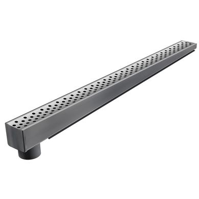 Ralo Linear Leve Grelha Sada Por Baixo Na Ponta Alumnio Anodizado 4,5X200Cm Aminox