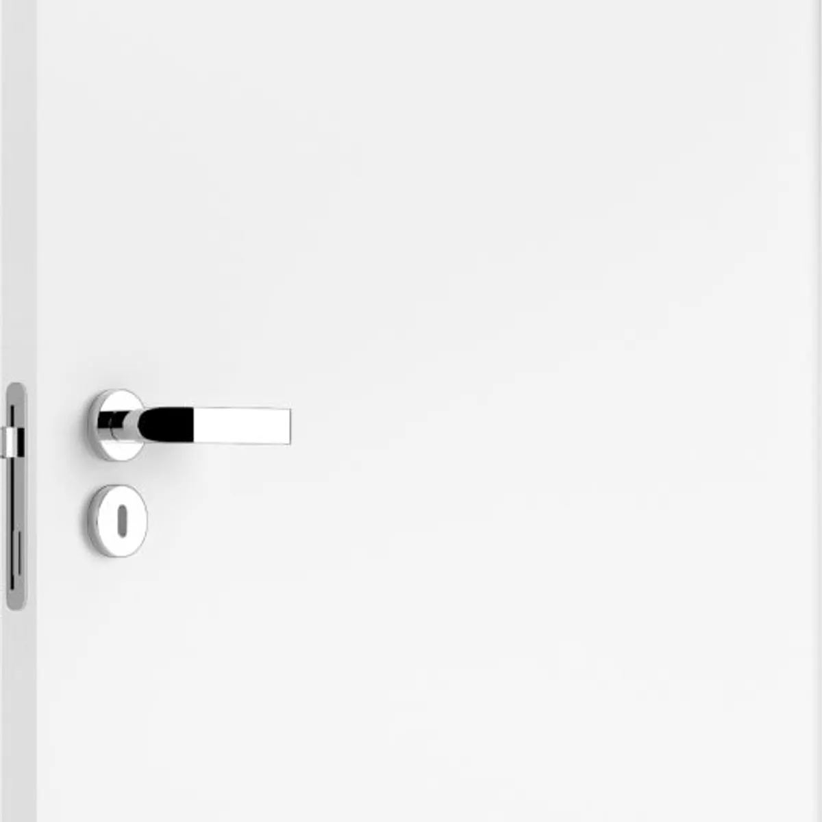 Folha de Porta Lisa Madeira Solida MDP Branco UV Acabado 210x72x3,5cm Starndard, marca  - Foto Principal
