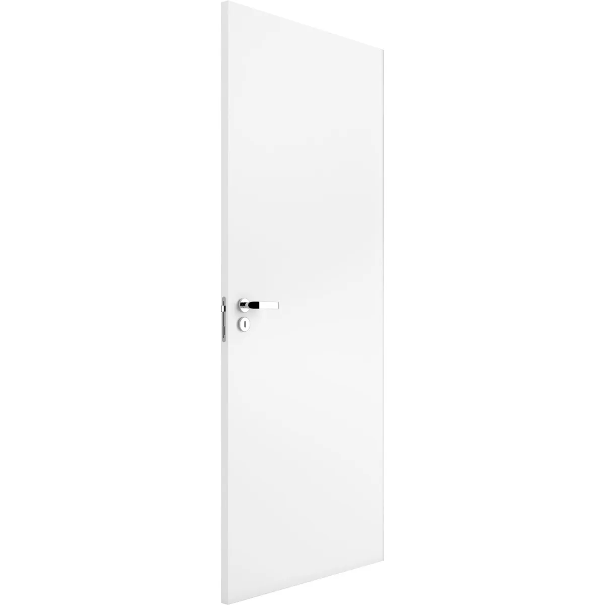 Folha de Porta Lisa Madeira Solida MDP Branco UV Acabado 210x72x3,5cm Starndard, marca  - Foto Principal