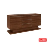 Balcao Buffet 7281 Rustico 73x160x45cm 2 Portas 3 Gavetas