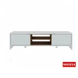 Rack 2 Portas Metz 1.8 Rustico 39x48x180cm Branco
