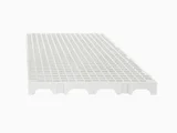 Estrado Plástico Piso Moldular 25x50x2,5cm Branco
