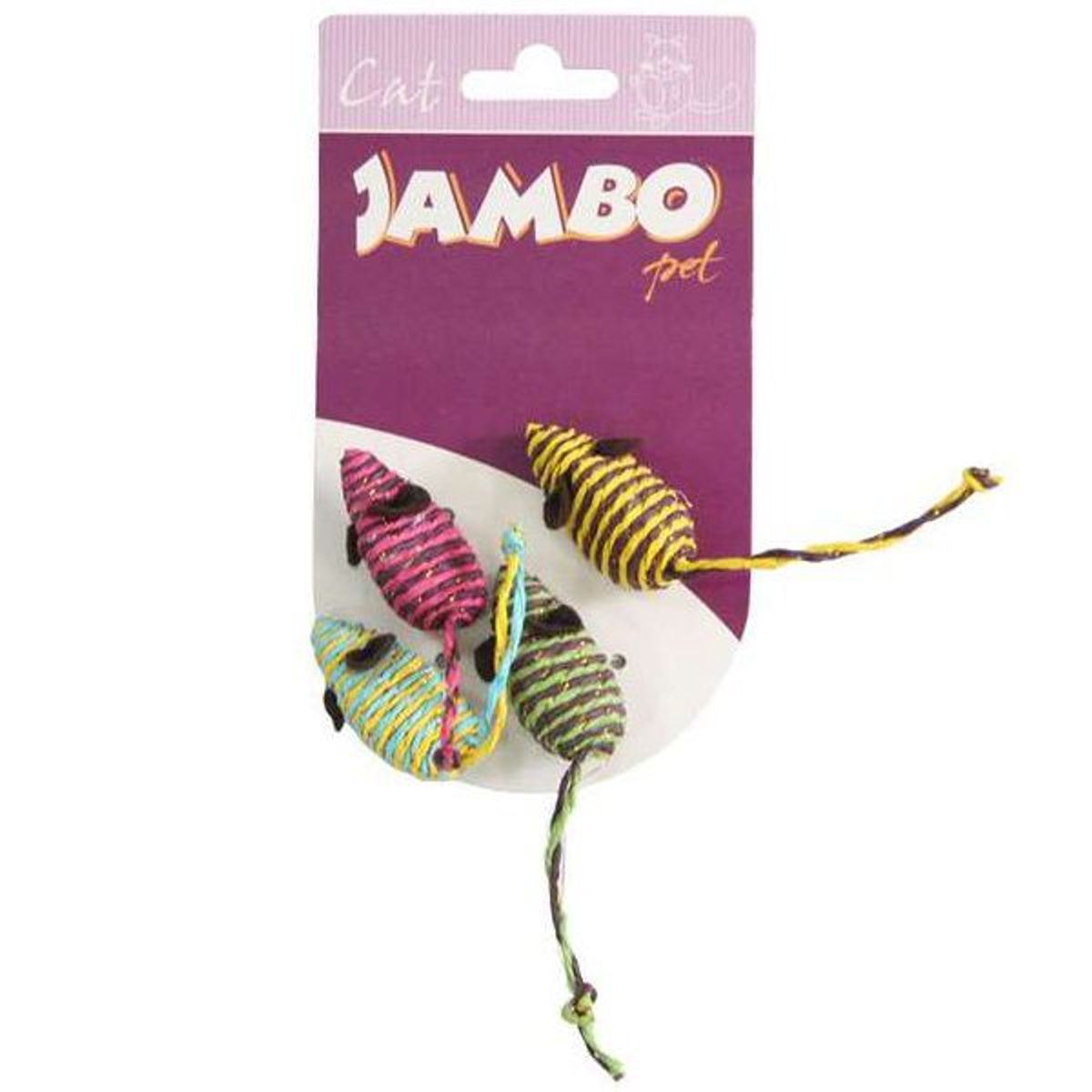 Ratinho Palha com 4 Diversos, marca Jambo Pet - Foto Principal