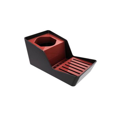 Organizador de Pia T 36,5x21x14cm Cinza Vermelho