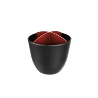 Escorredor de Talheres T 47,5x31,5x16cm Cinza Vermelho