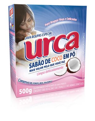 Sabo em P Coco Lava Roupas 500g Urca