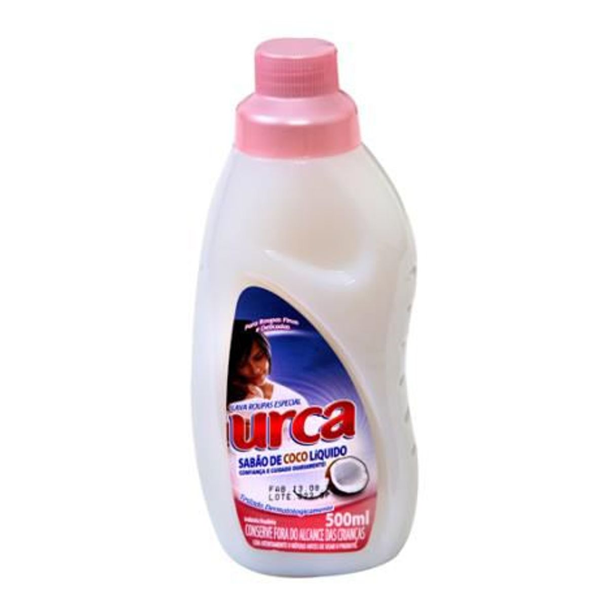 Lava Roupas Líquido Coco 500ml Urca, marca Urca - Foto Principal