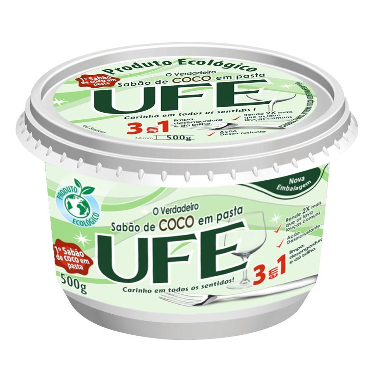 Sabão em pasta, UFE, 500gr, marca Ufe - Foto Principal