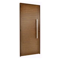 Porta Lambri Puxador Alumínio Cerejeira Esquerda 210x80x6cm Fortsul