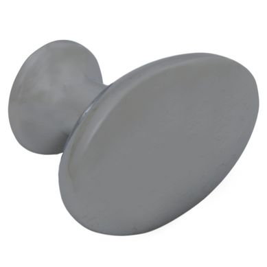Boto Oval Cromo Fosco 28mm