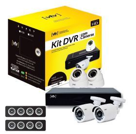 Kit DVR com 8 Canais 2D2B Hd 1Tb
