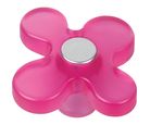 Puxador para Móveis Botão 3,3cm Magenta