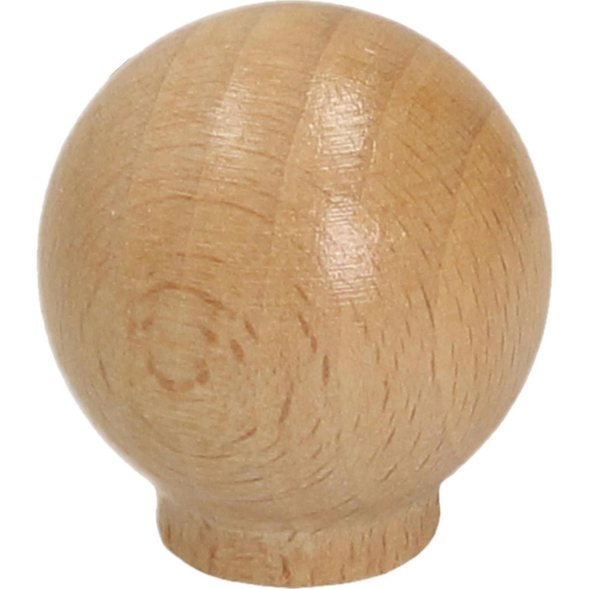 Puxador para Móveis Botão Laca Natural 3cm Marrom, marca Fixser - Foto Principal